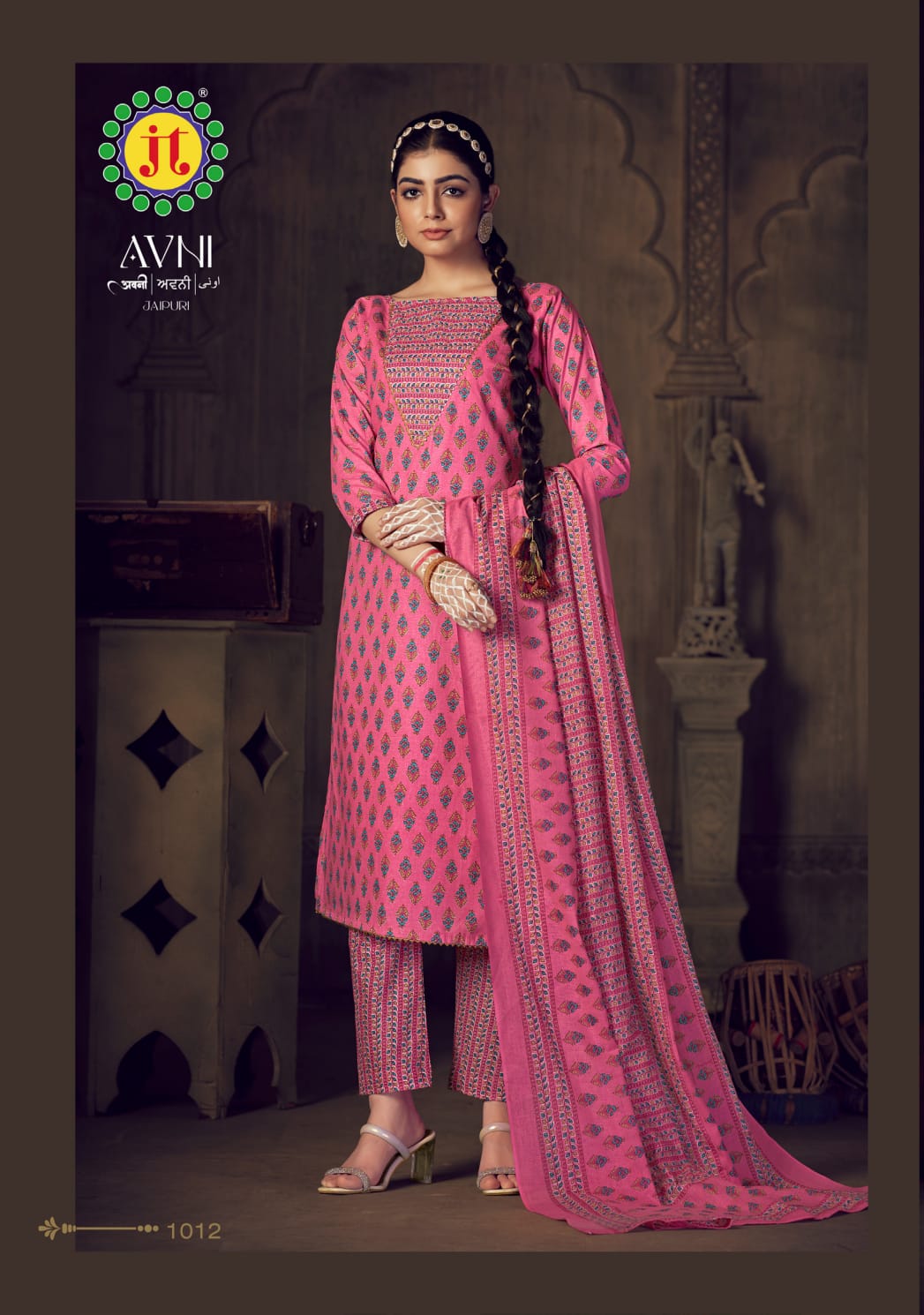 Avni By Jt Printed Cotton Dress Material Catalog
